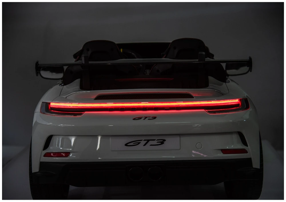 Lean Cars Vaikiškas elektromobilis Porsche GT3, baltas