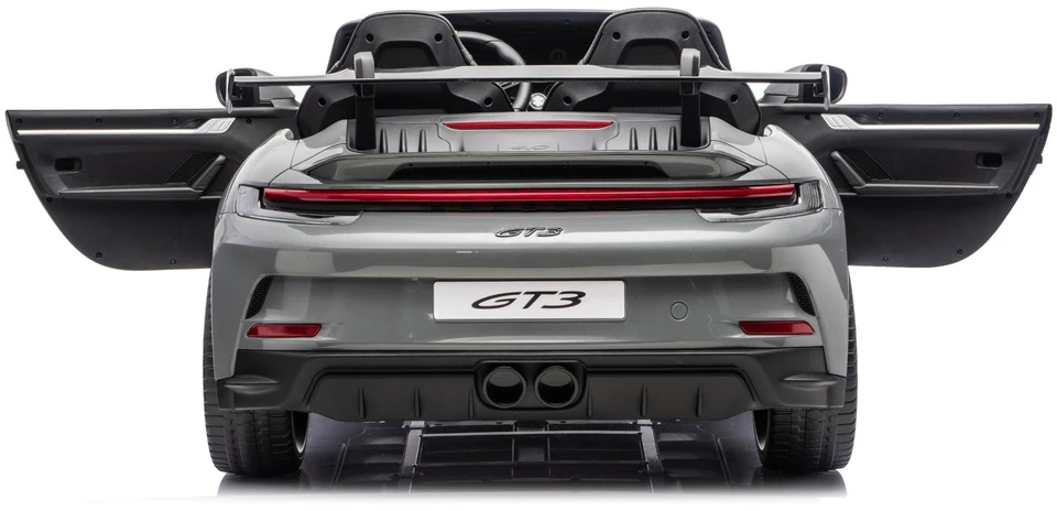 Lean Cars Elektromobilis Porsche GT3, 24 V, pilkas
