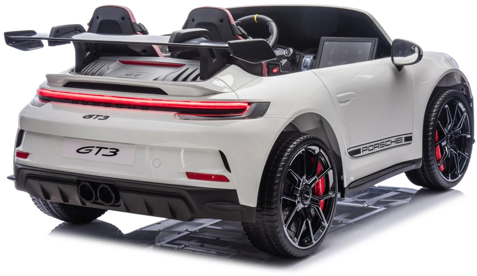 Lean Cars Vaikiškas elektromobilis Porsche GT3, baltas