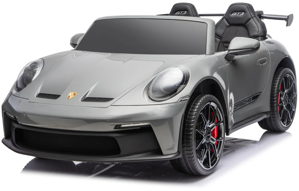 Lean Cars Elektromobilis Porsche GT3, 24 V, pilkas
