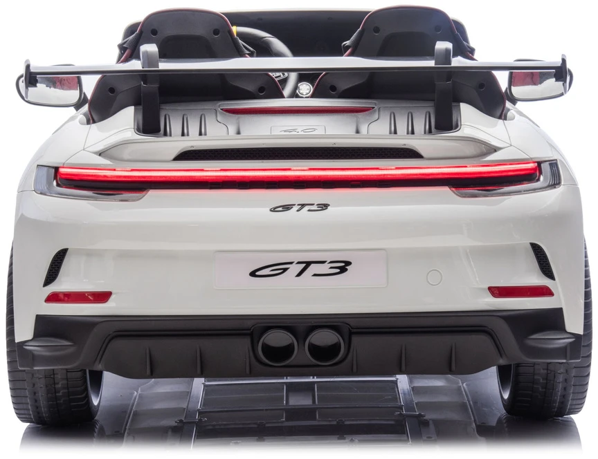 Lean Cars Vaikiškas elektromobilis Porsche GT3, baltas