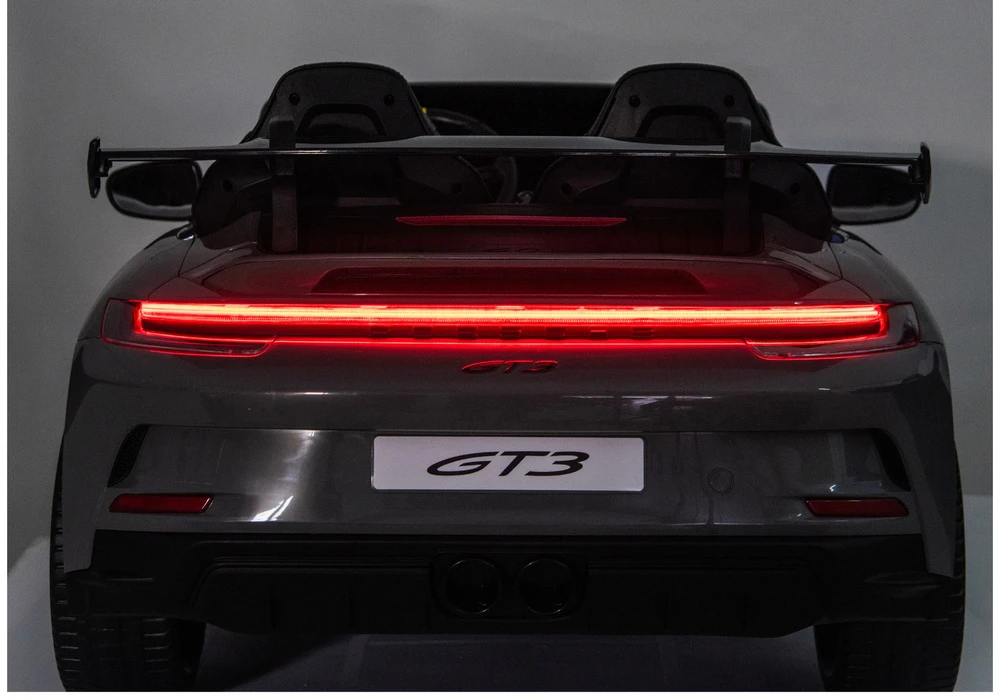Lean Cars Elektromobilis Porsche GT3, 24 V, pilkas