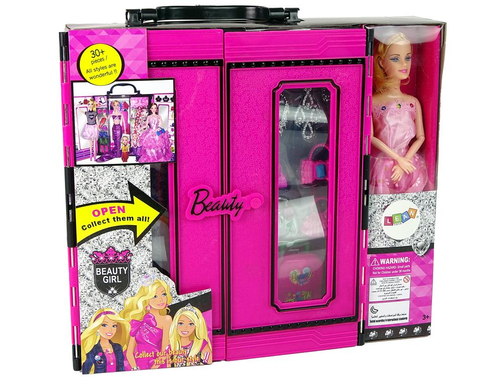 Lėlė su drabužine ir aksesuarais Lean Toys
