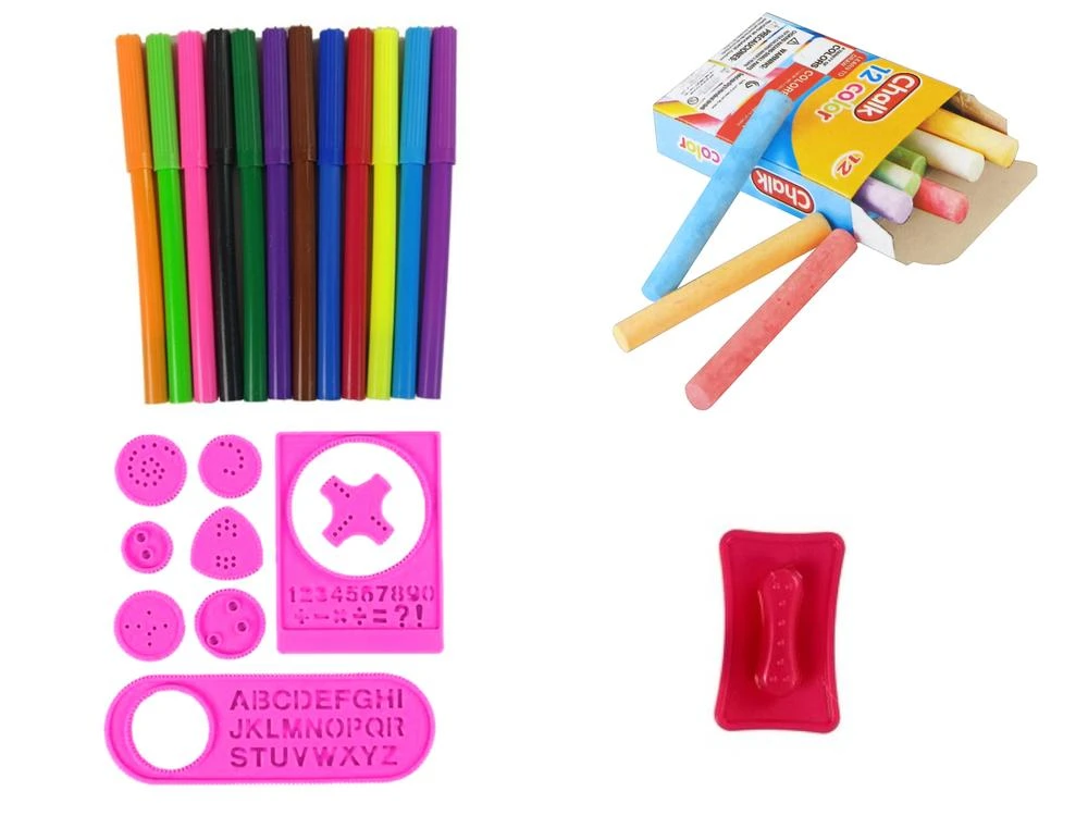 Lean Toys Dvipusė piešimo lenta 2 in 1