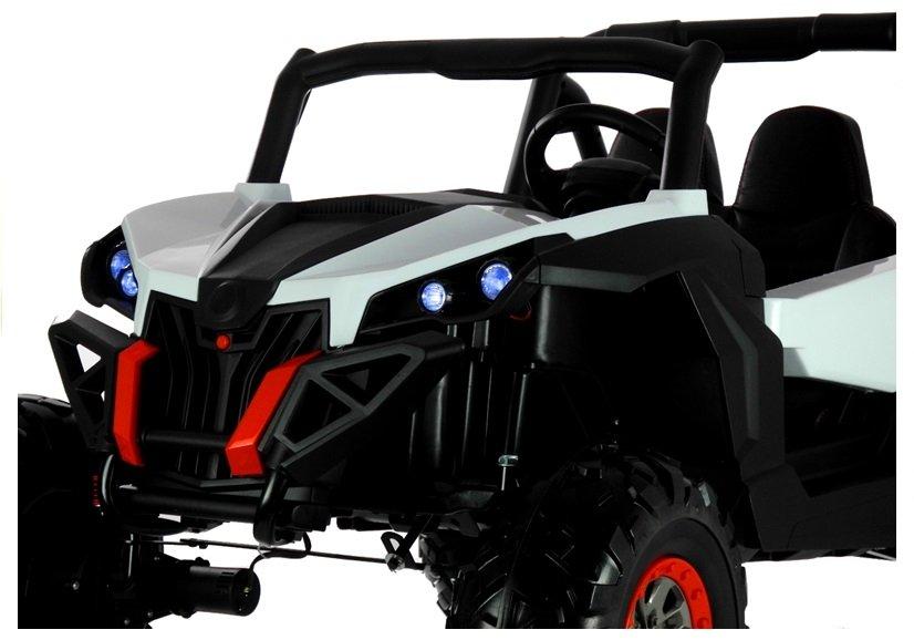 Lean Cars Elektrinis visureigis vaikams Jeep XMX, baltas