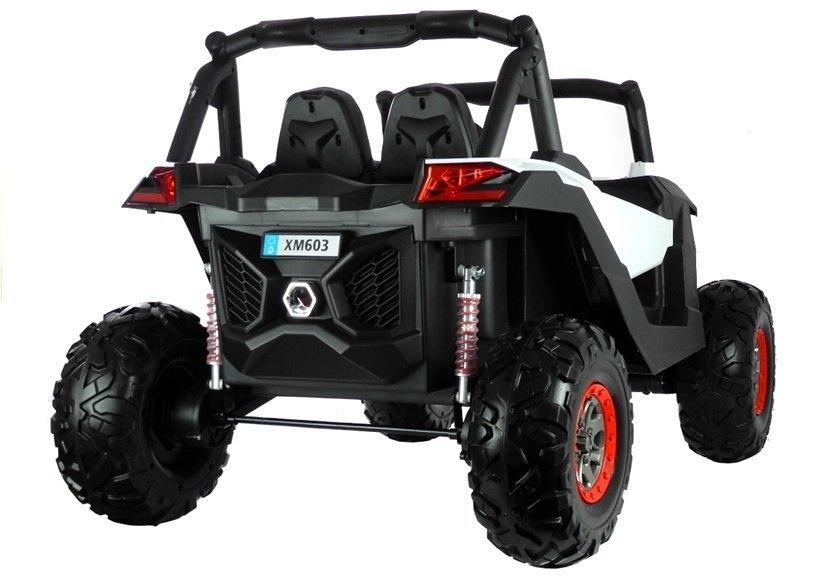 Lean Cars Elektrinis visureigis vaikams Jeep XMX, baltas