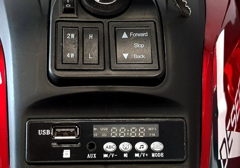 Lean Cars Elektrinis keturratis vaikams XMX607, raudonas