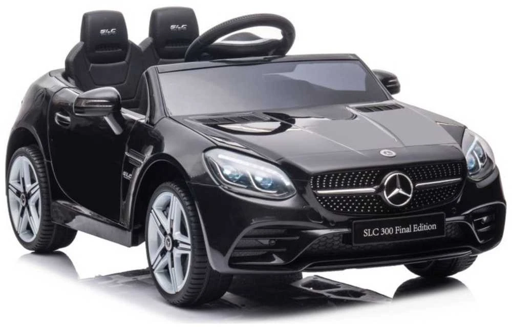 Lean Cars Dvivietis elektromobilis vaikams Mercedes SLC 300, juodas