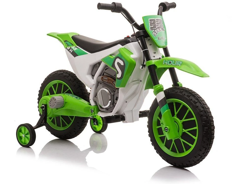 Lean Cars Elektrinis motociklas vaikams XMX616, žalias