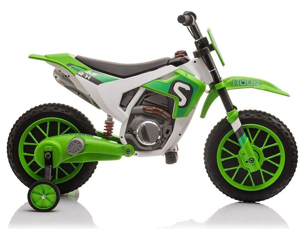 Lean Cars Elektrinis motociklas vaikams XMX616, žalias