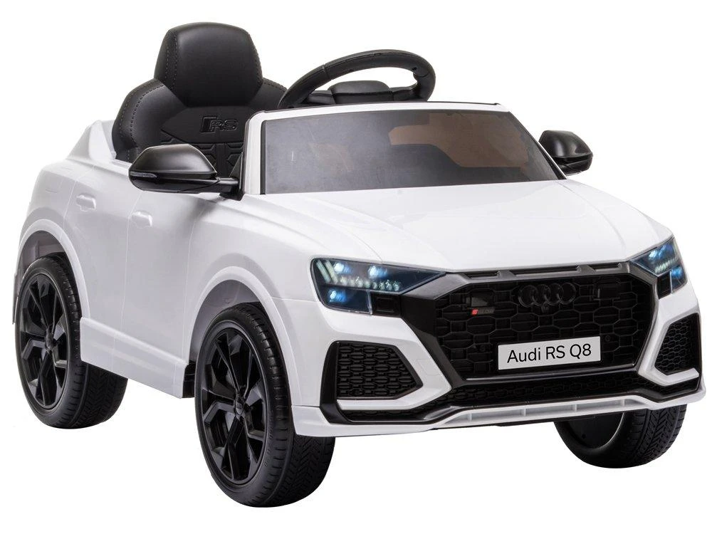 Lean Cars Elektromobilis Audi RSQ8 baltas