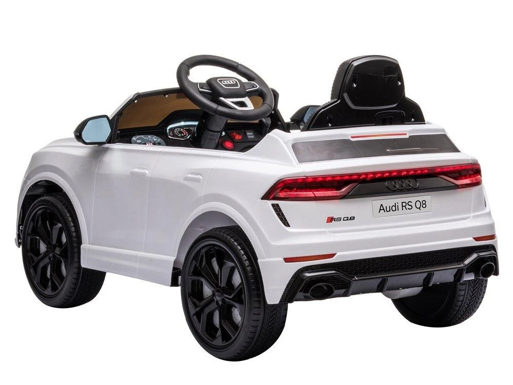 Lean Cars Elektromobilis Audi RSQ8 baltas