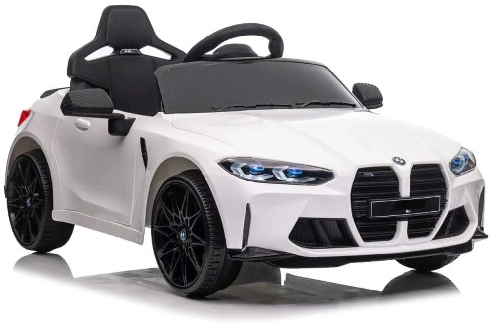 Vienvietis vaikiškas elektromobilis Lean cars BMW M4, baltas