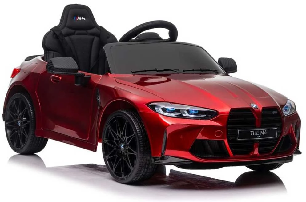 Vienvietis vaikiškas elektromobilis Lean cars BMW M4, raudonas