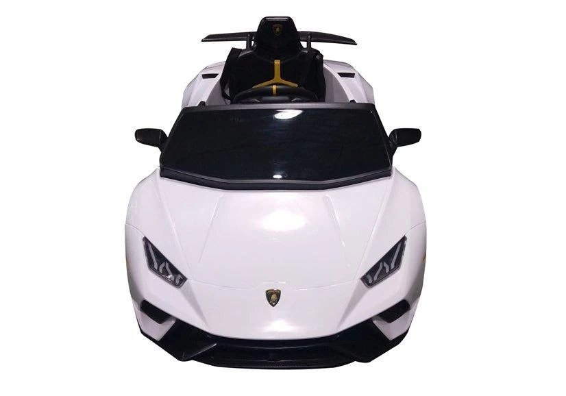 Lean Cars Vienvietis elektromobilis vaikams Lamborghini Huracan, baltas