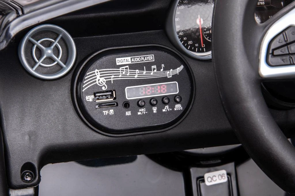 Lean Cars Dvivietis elektromobilis vaikams Mercedes SLC 300, baltas