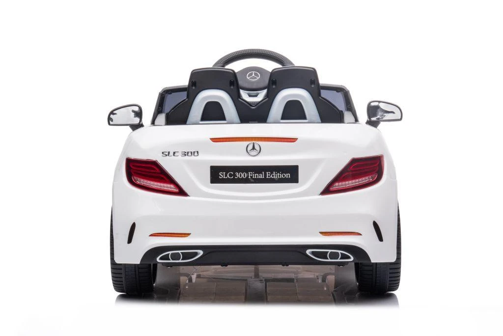 Lean Cars Dvivietis elektromobilis vaikams Mercedes SLC 300, baltas