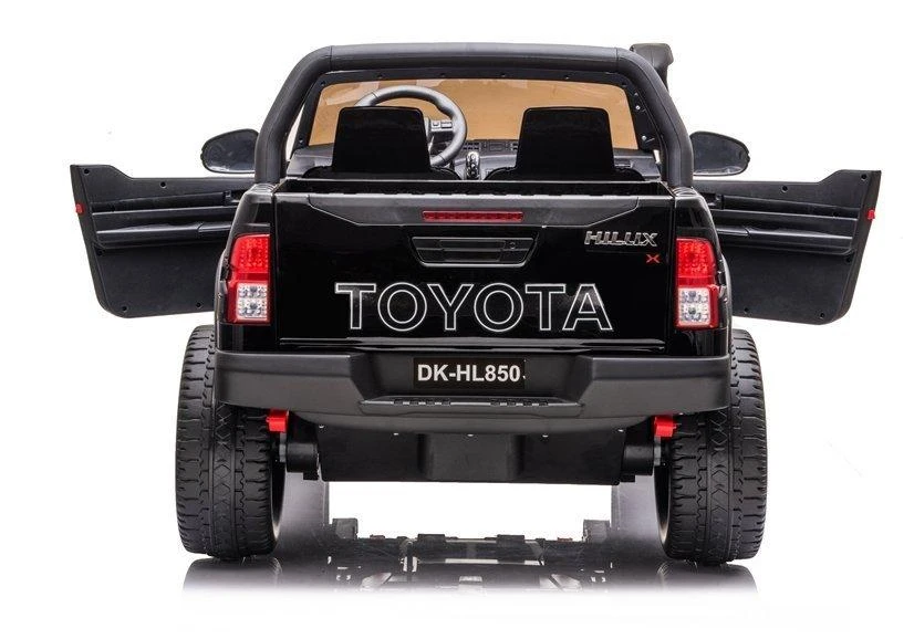 Lean Cars Elektromobilis vaikams Toyota Hilux, juodas lakuotas