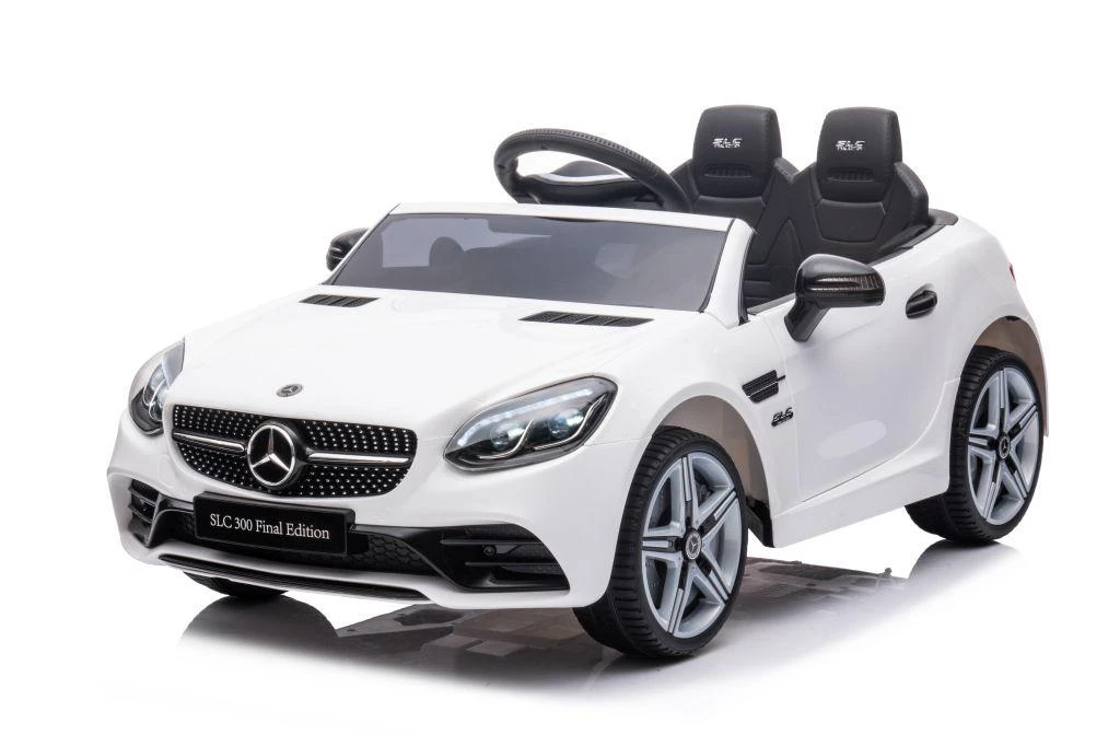 Lean Cars Dvivietis elektromobilis vaikams Mercedes SLC 300, baltas