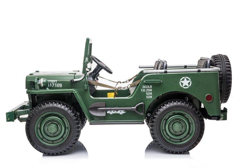 Lean Cars Elektromobilis vaikams Jeep JH101, žalias