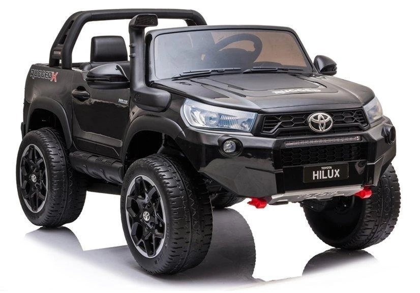 Lean Cars Elektromobilis vaikams Toyota Hilux, juodas lakuotas