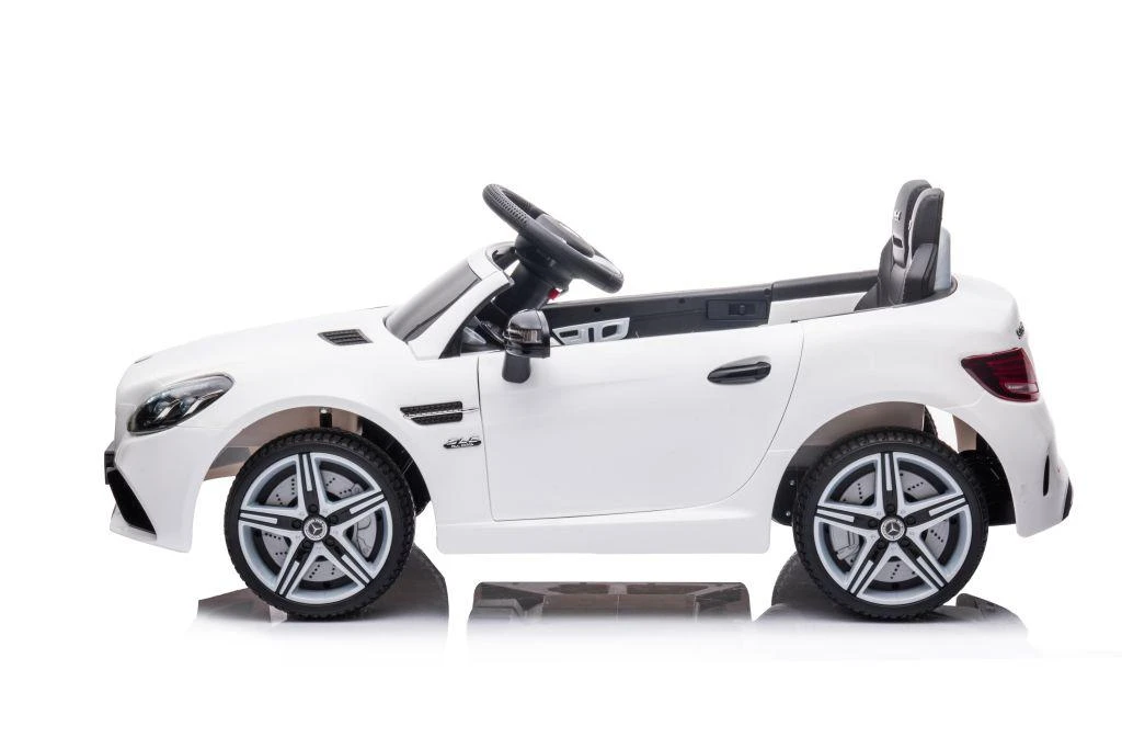 Lean Cars Dvivietis elektromobilis vaikams Mercedes SLC 300, baltas