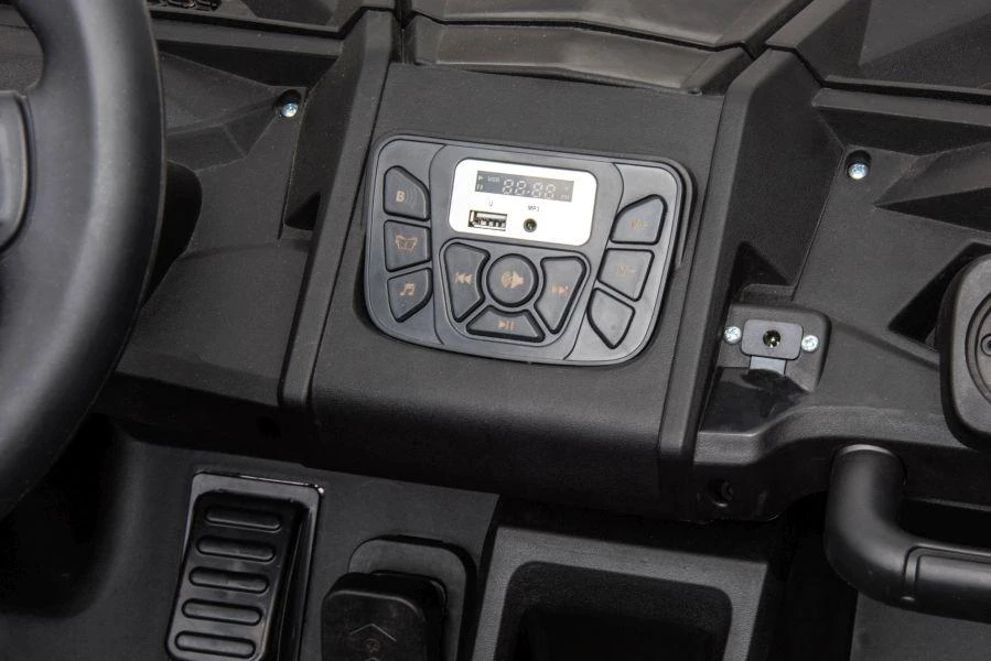 Lean Cars Elektromobilis Buggy A033 4x4 24V, baltas