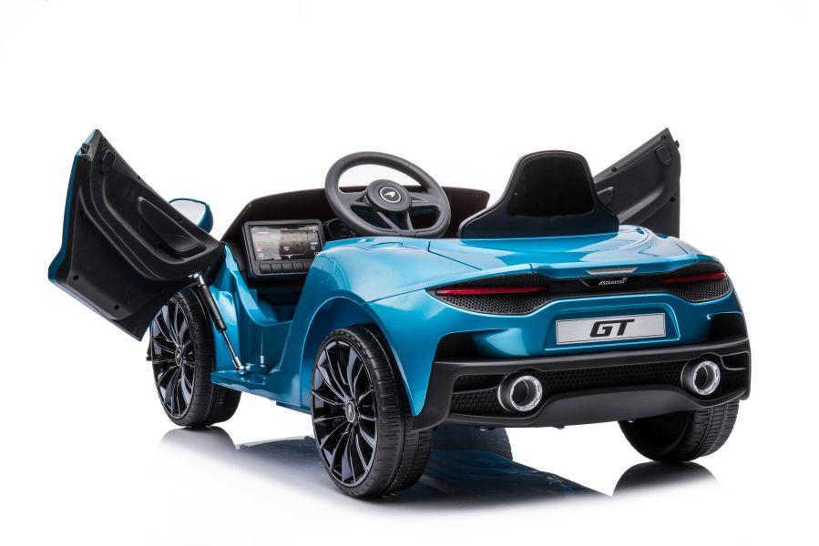 Lean Cars Vienvietis elektromobilis vaikams McLaren GT 12V, mėlynas blizgus