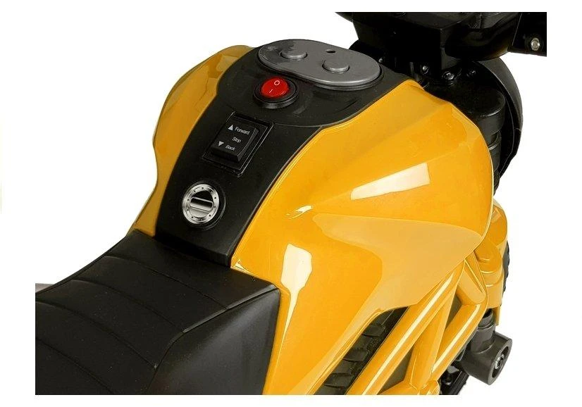 Lean Cars Elektrinis motociklas GTM1188, geltonas