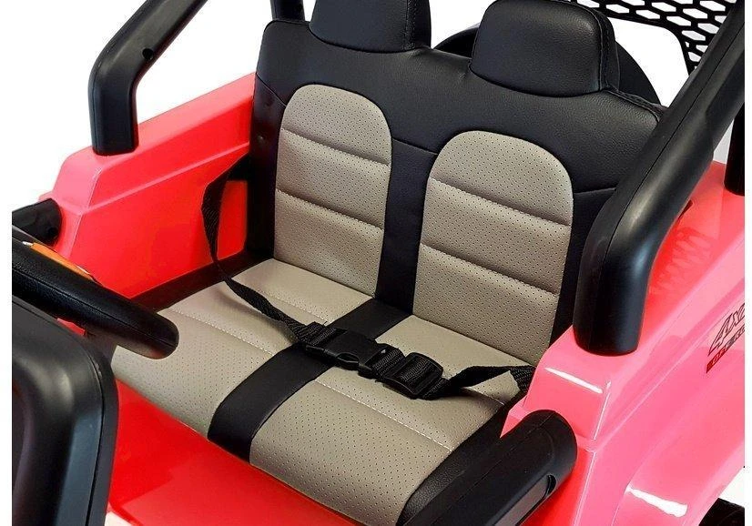 Lean Cars Elektromobilis vaikams Jeep S2388, raudonas, 3 m.+