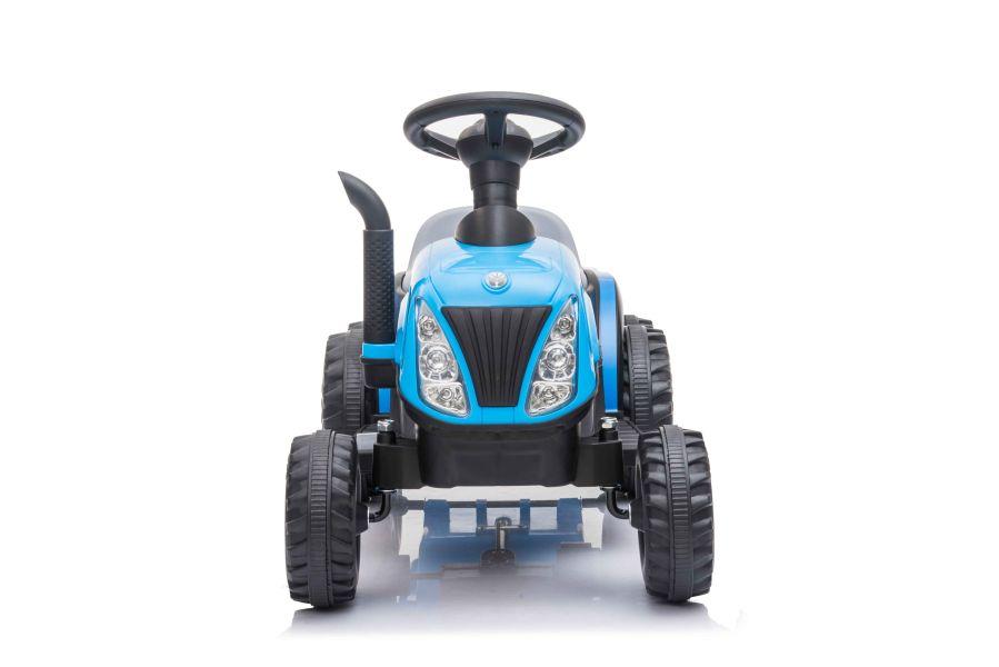 Lean Cars Traktor Na Akumuliatorius su Przyczepą A009 Mėlyna