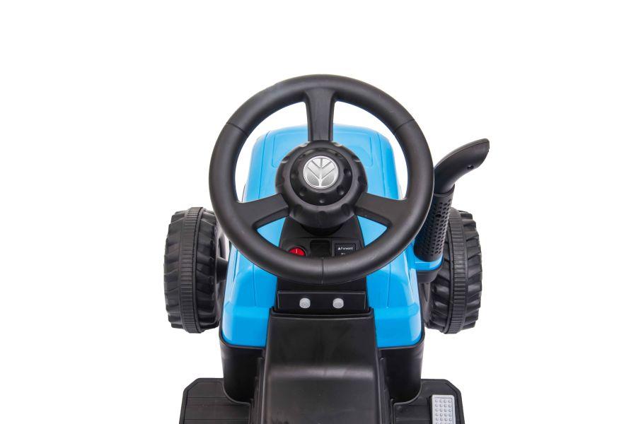 Lean Cars Traktor Na Akumuliatorius su Przyczepą A009 Mėlyna
