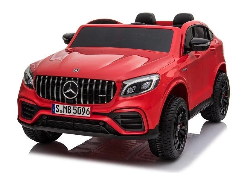 Lean Cars Akumuliatorinis automobilis vaikams „Mercedes GLC 63S QLS“, raudonos spalvos