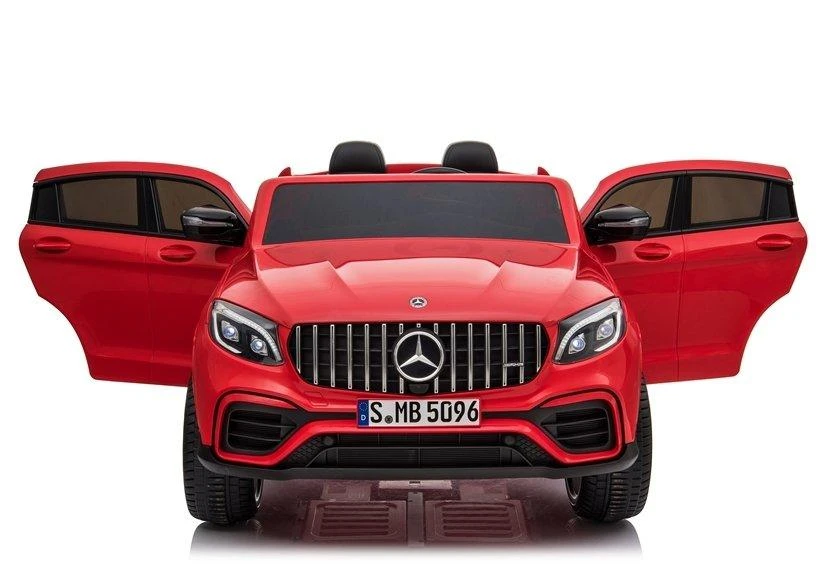 Lean Cars Akumuliatorinis automobilis vaikams „Mercedes GLC 63S QLS“, raudonos spalvos