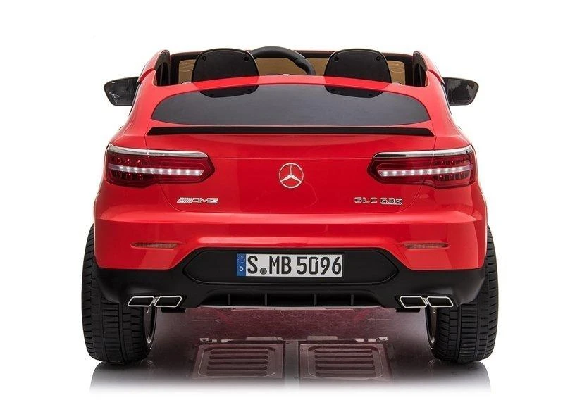 Lean Cars Akumuliatorinis automobilis vaikams „Mercedes GLC 63S QLS“, raudonos spalvos