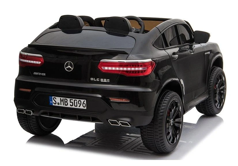 Lean Cars Elektromobilis vaikams Mercedes GLC 63S, juodai lakuotas, MP4