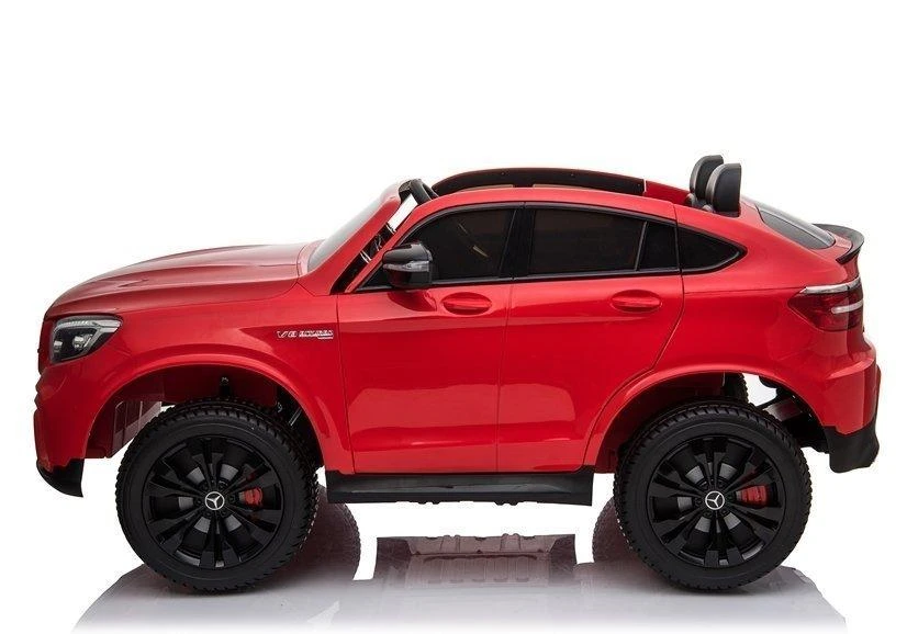 Lean Cars Akumuliatorinis automobilis vaikams „Mercedes GLC 63S QLS“, raudonos spalvos