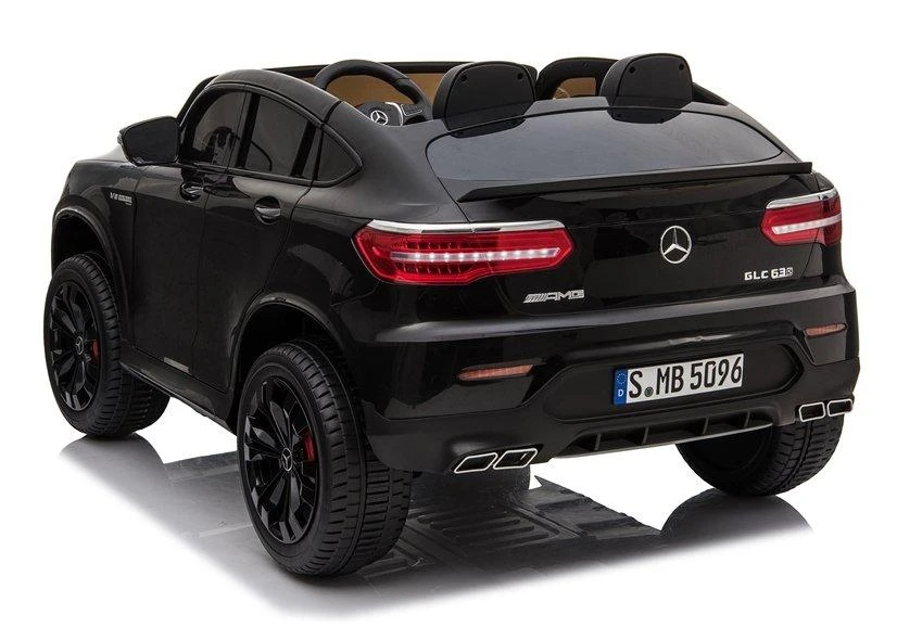 Lean Cars Elektromobilis vaikams Mercedes GLC 63S, juodai lakuotas, MP4