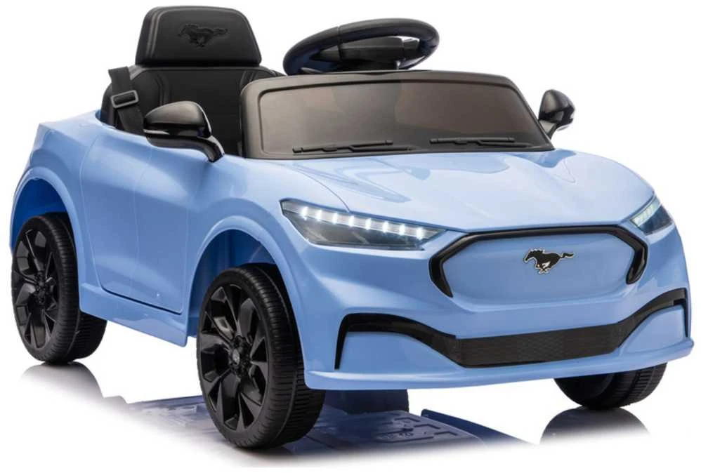 Lean Cars Vaikiškas elektromobilis Ford Mustang Mach-E mėlynas 24V