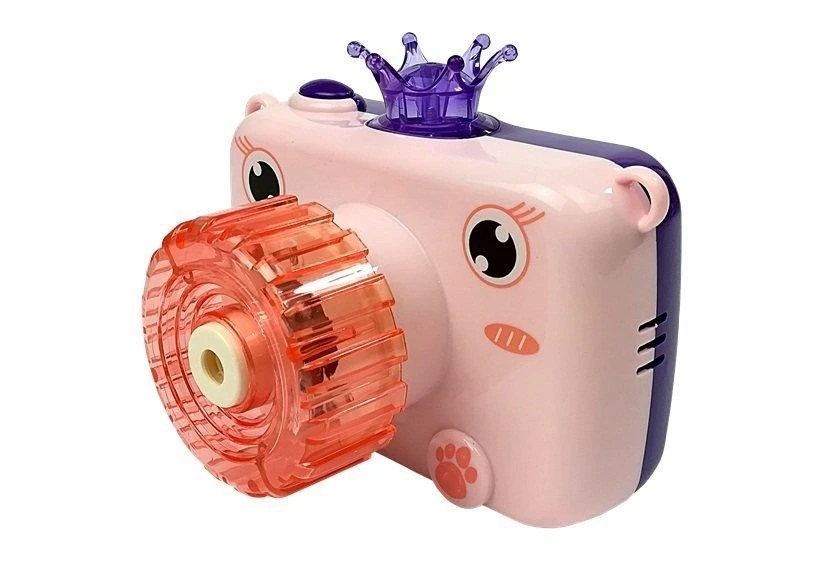 Lean Toys Muilo burbulų kamera su šviesos ir garso efektais