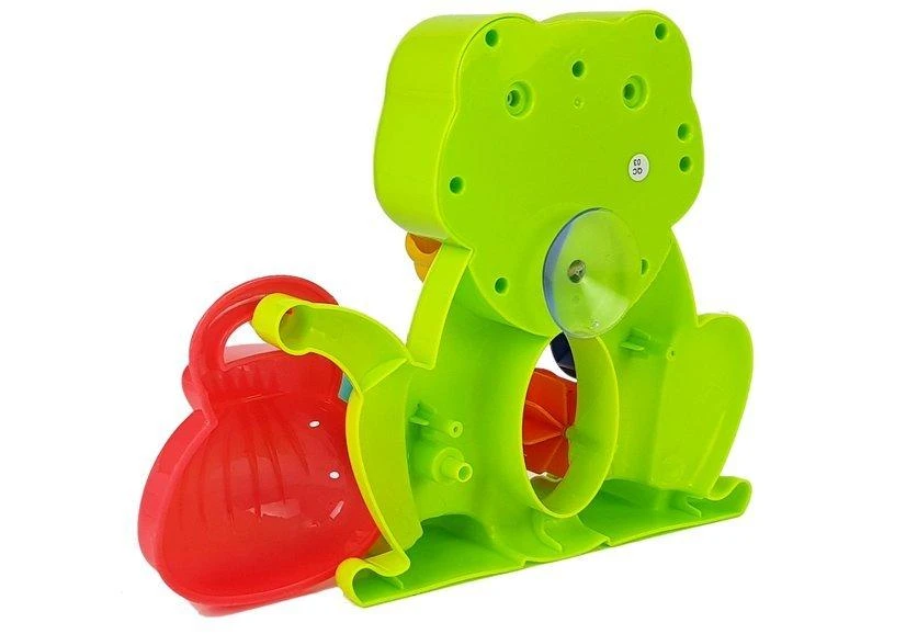 Lean Toys Varlės formos vonios žaislas su kibirėliais