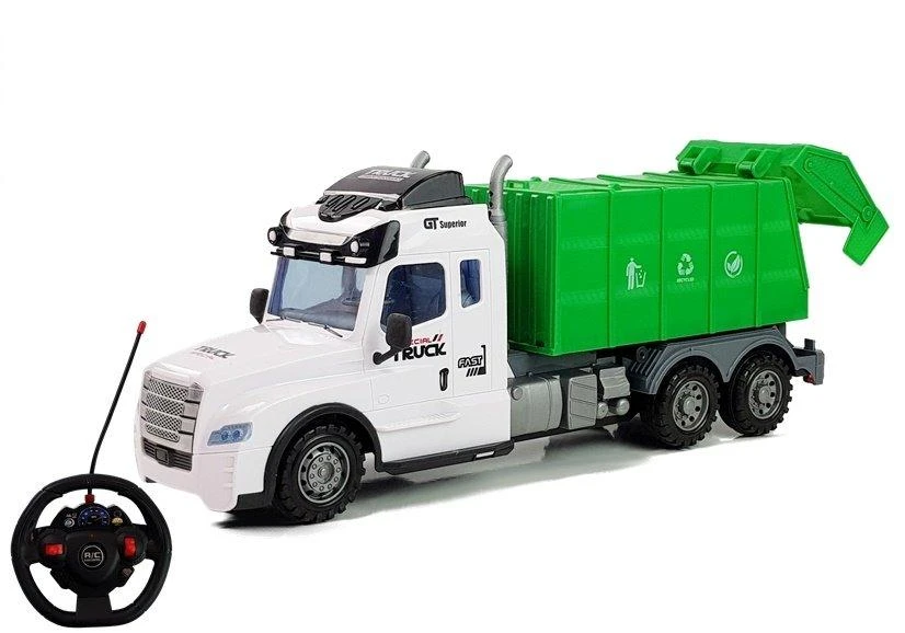 Lean Toys Nuotoliniu būdu valdomas šiukšliavežis