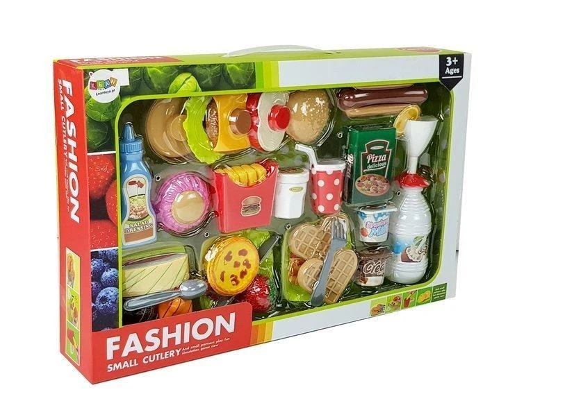 Žaislinio maisto rinkinys Lean Toys Burgeriai