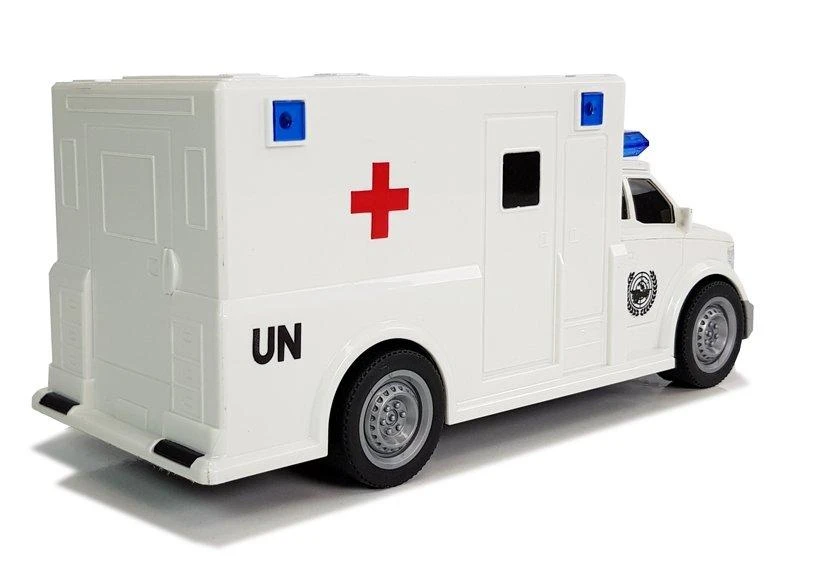 Lean Toys Greitosios pagalbos automobilis su garsais, 1:20