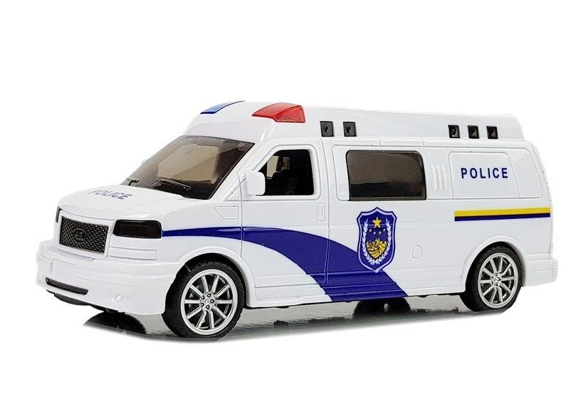 Policijos automobilis su efektais Lean Toys