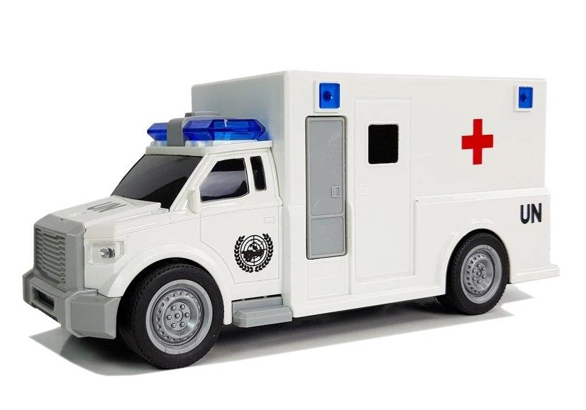 Lean Toys Greitosios pagalbos automobilis su garsais, 1:20