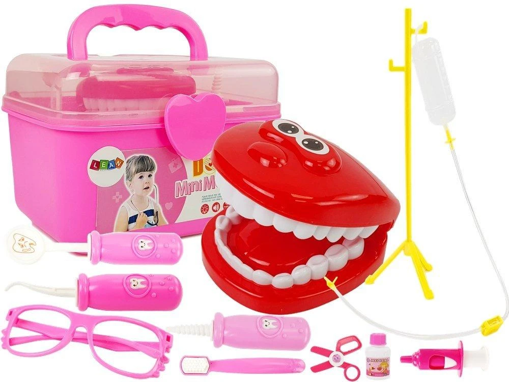 Lean Toys Odontologo rinkinys dėžutėje