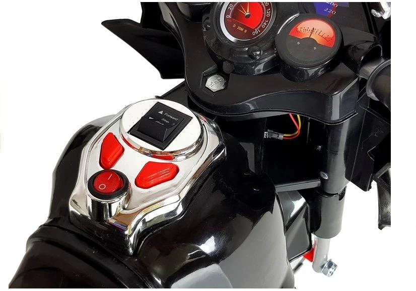 Lean Cars Elektrinis motociklas juodas