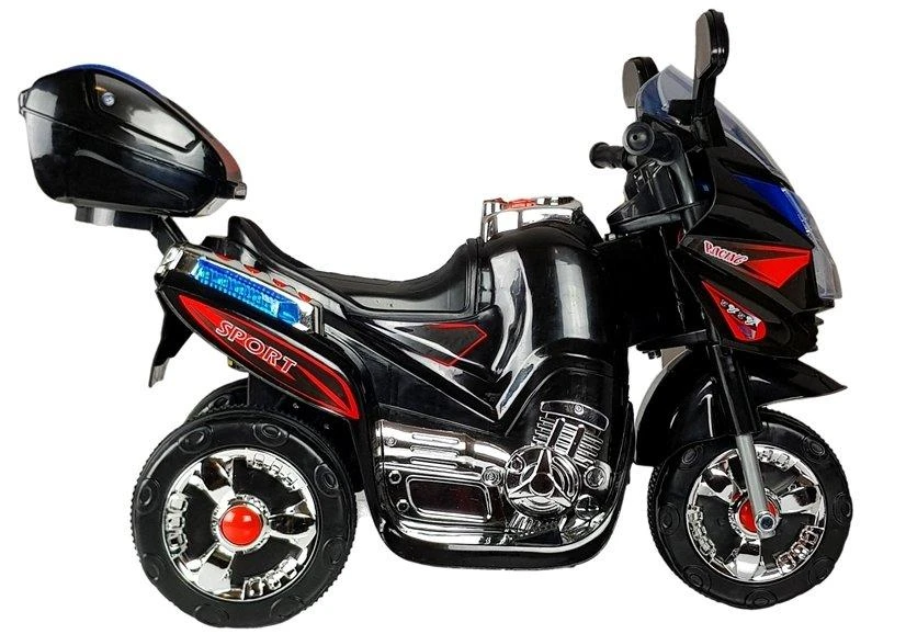 Lean Cars Elektrinis motociklas juodas