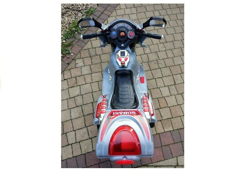 Lean Cars Akumuliatorinis sidabrinis motociklas HC8051